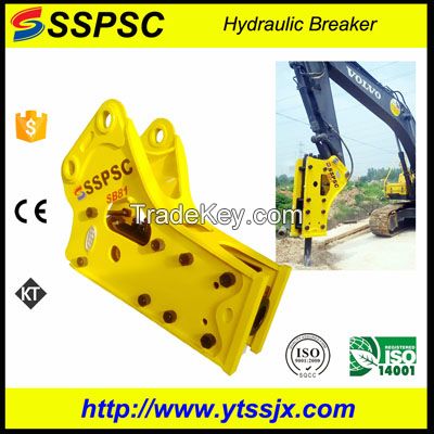 Rock breaker for excavator backhoe loader skid steer