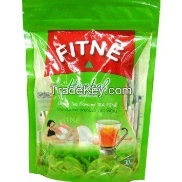 Fitne Herbal Infusion Green Tea Flavored Slimming Weight Loss Control 80g. 30 Sachets