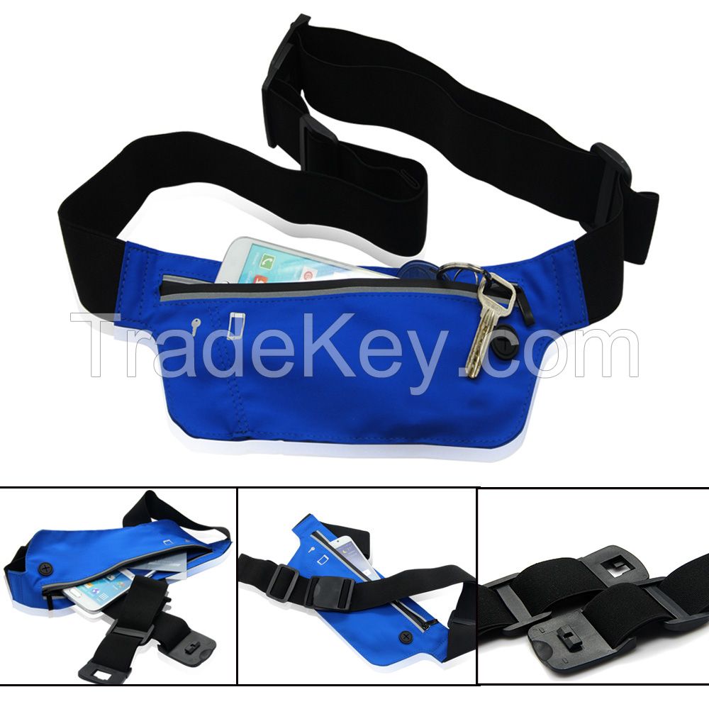 spring go hiking soft confortable water resistant running belt waist bag