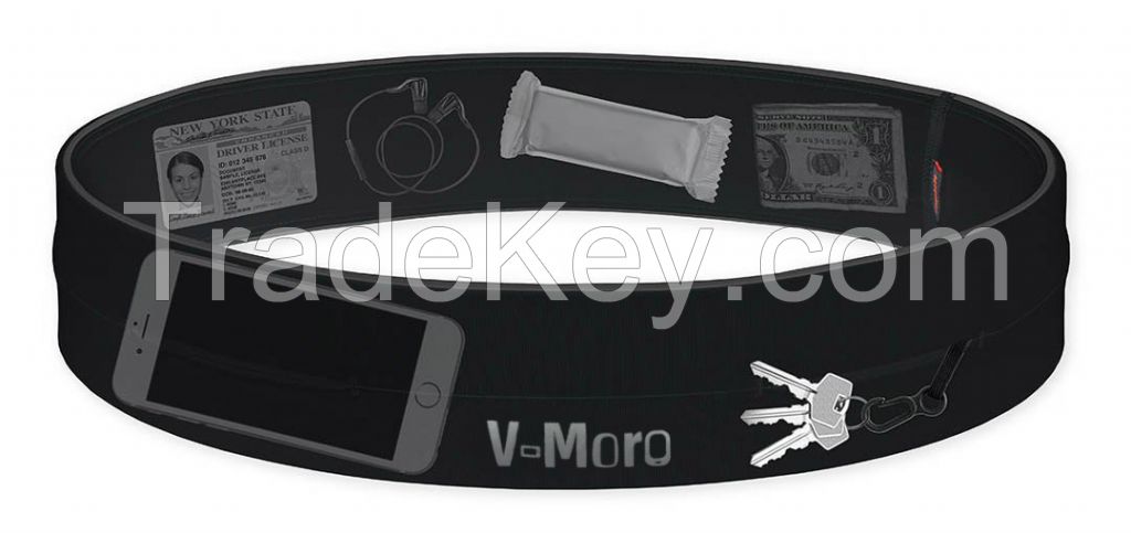high quality flipbelt fitness water resistant running belt waist bag