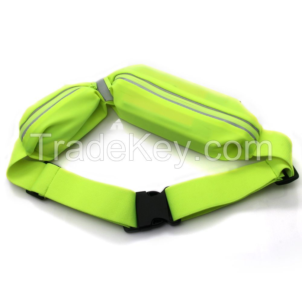 OEM neoprene material water resistant running belt waist bag