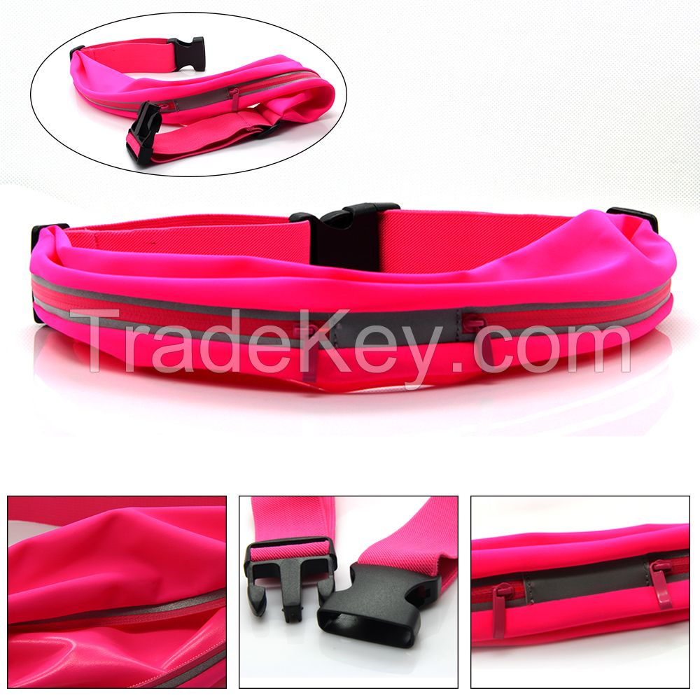 factory wholesales water resistant running belt waist bag