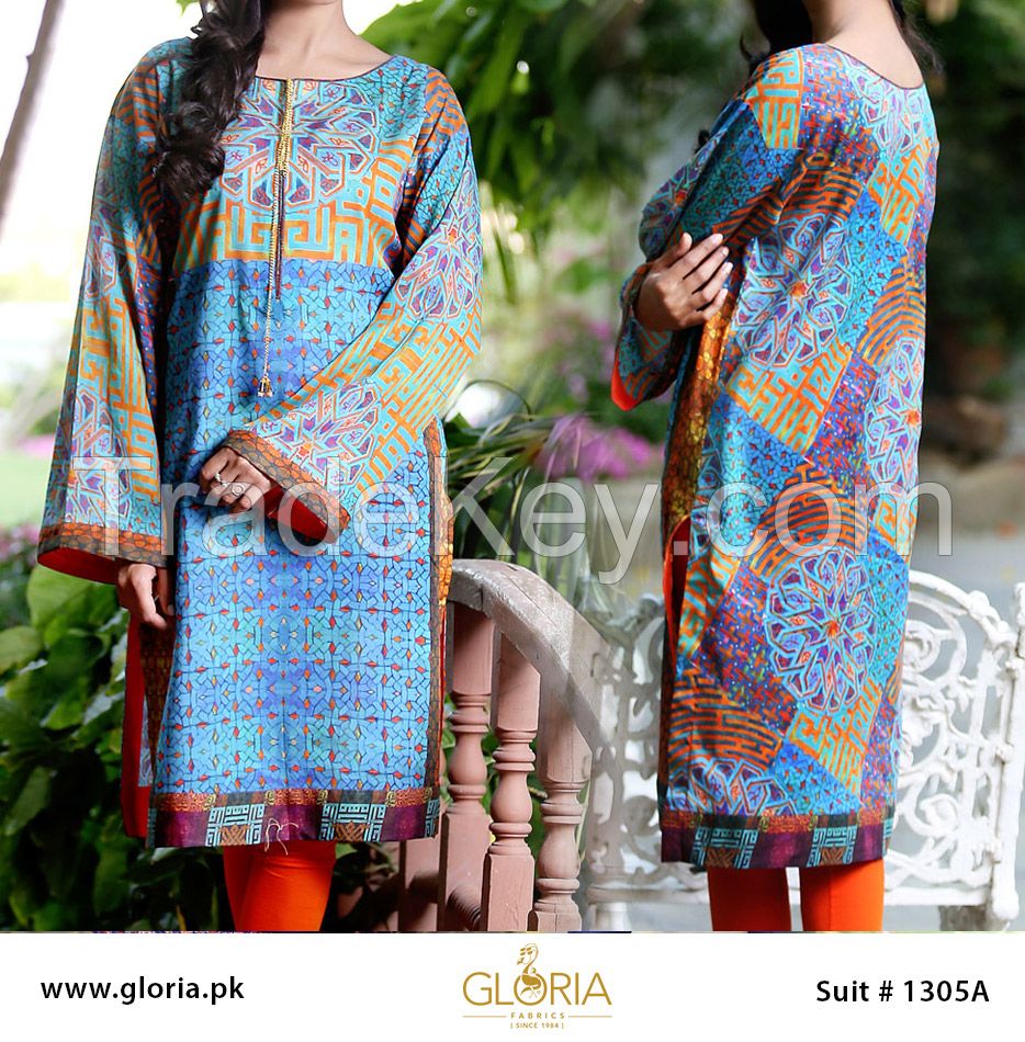 Gloria Digital Printed Lawn Shirt / Kurti Collection