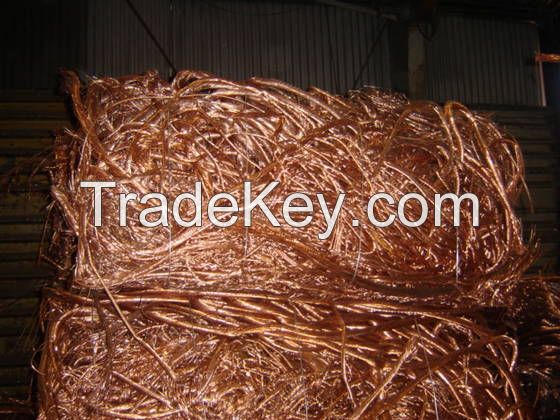 100% High Purity Copper wire scrap 99.99/mill berry copper scrap for sale