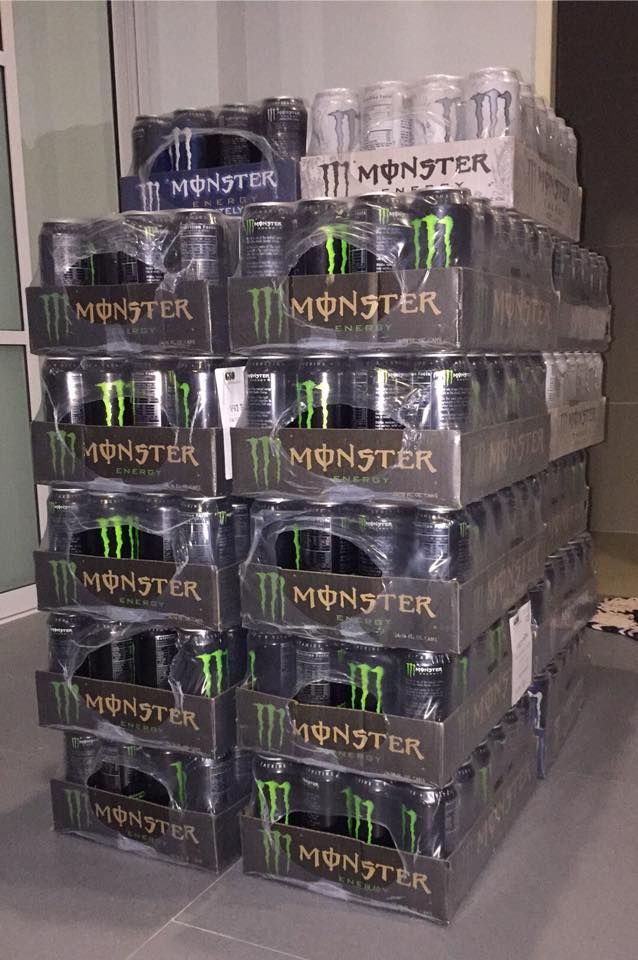 beverage drink monster.....energy...drink 500ml can 