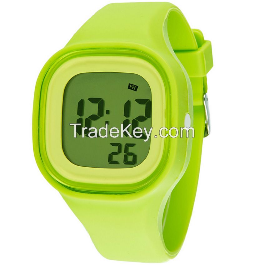 Hot Sell luminous silicone fashion design watch