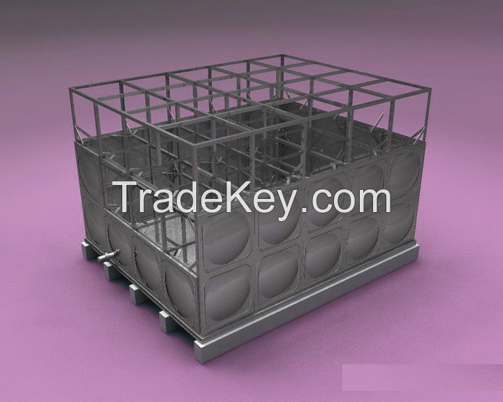 square stainless steel water tank