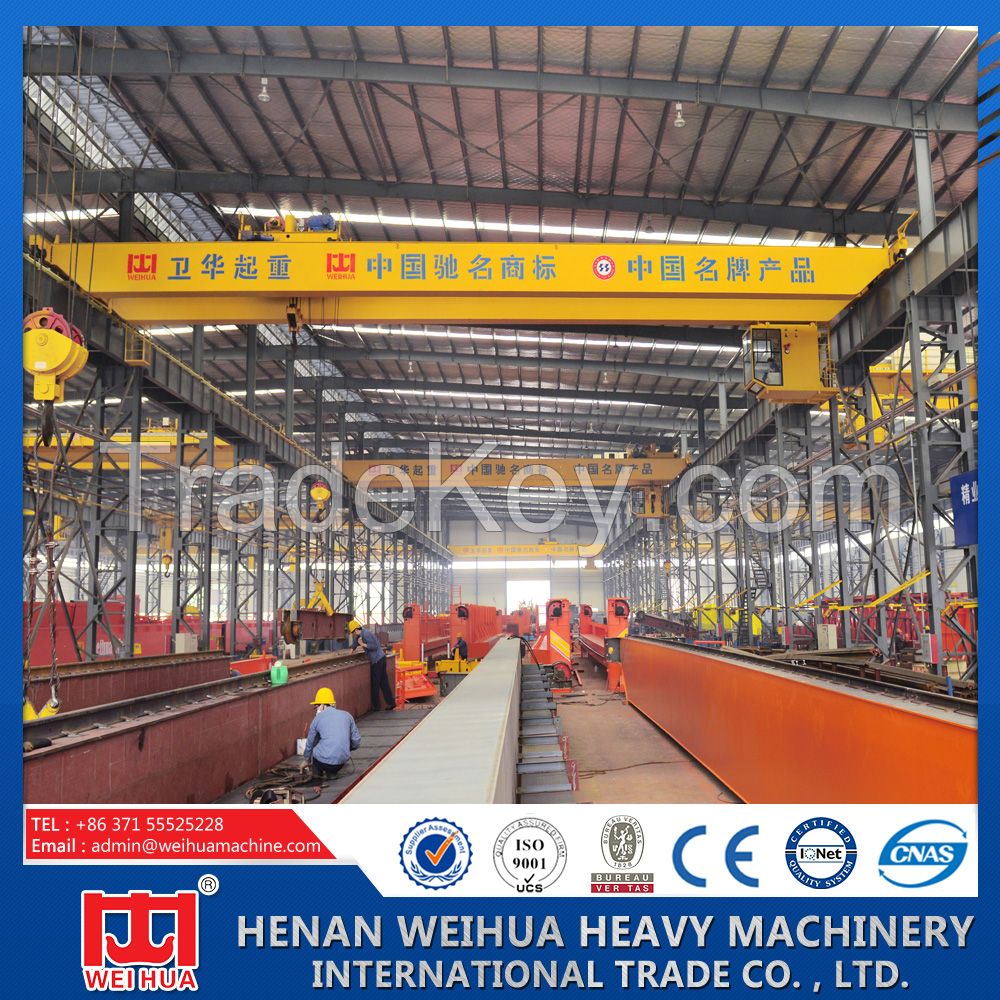 Double girder Electric Hoist Overhead Crane for Sale