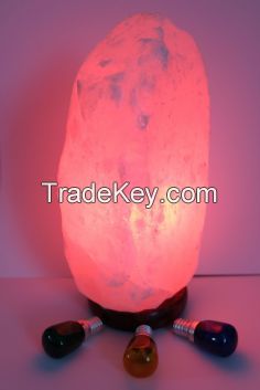 Rock salt lamp