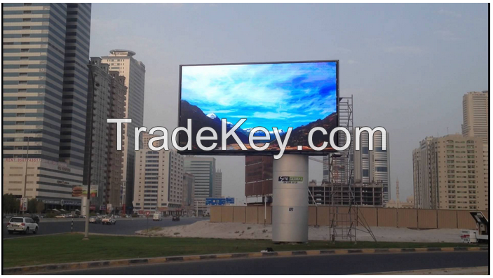 Outdoor P10 full-color LED screen for advertising