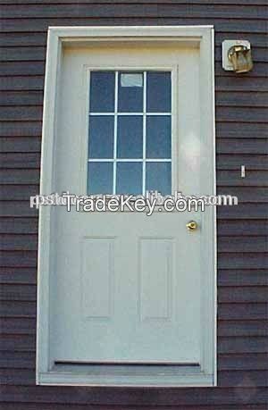 Clear View 9 Lite Insulated Glass Door Exterior Door with Glass