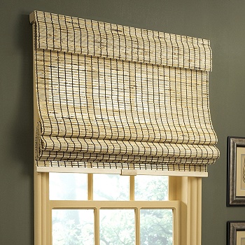 bamboo roman blinds