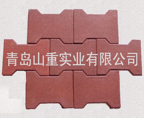 dog-bone rubber tile