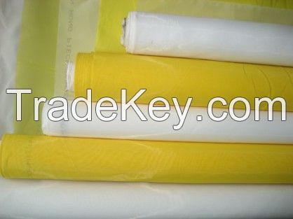 China products white polyester silk screen printing mesh fabric/110 mesh screen printing mesh fabric