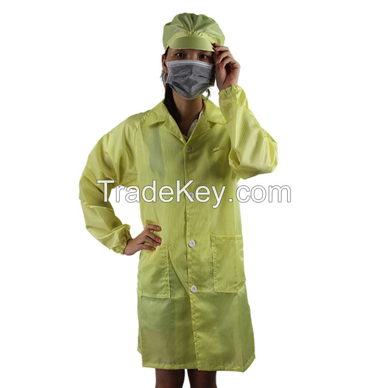 Unisex Anti Static Safety Protective Clothing White Size L