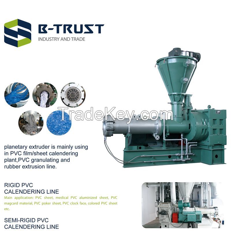 screws and barrel for PWE planetary extruder made in China by B-TRUST Beijing