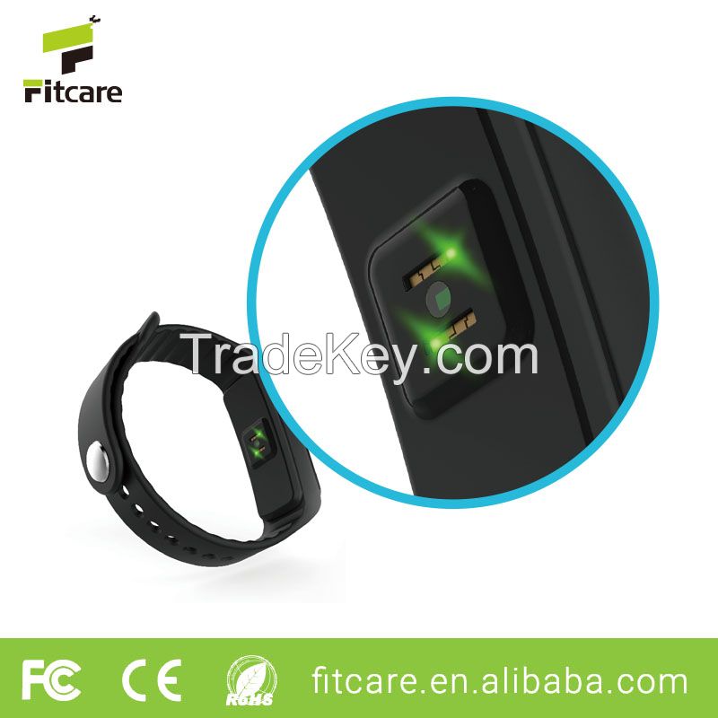 Wristband heart rate monitor fitness tracker calories burned bluetooth watch wristband for fitness healthcare