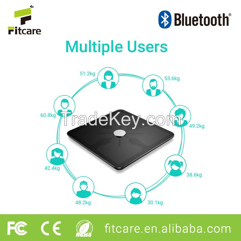 Body Fat Digital Analyzer Scale Machine Bluetooth Body Fat Scale Weighing Scale for Human Body Healthcare