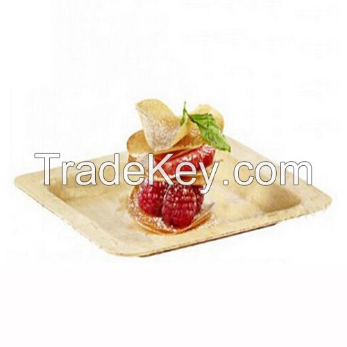 Bamboo Leaf Plate Small 3.6 inch