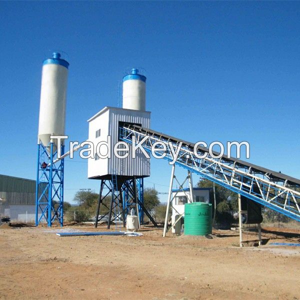 Changli HZS60 concrete mixing plant in Botswana