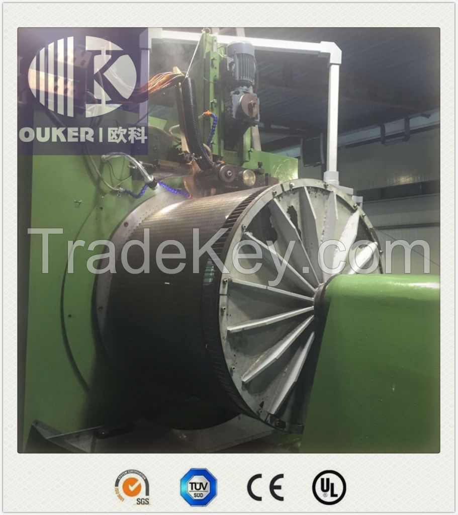 Big diameter range wedge wire screen welding machine