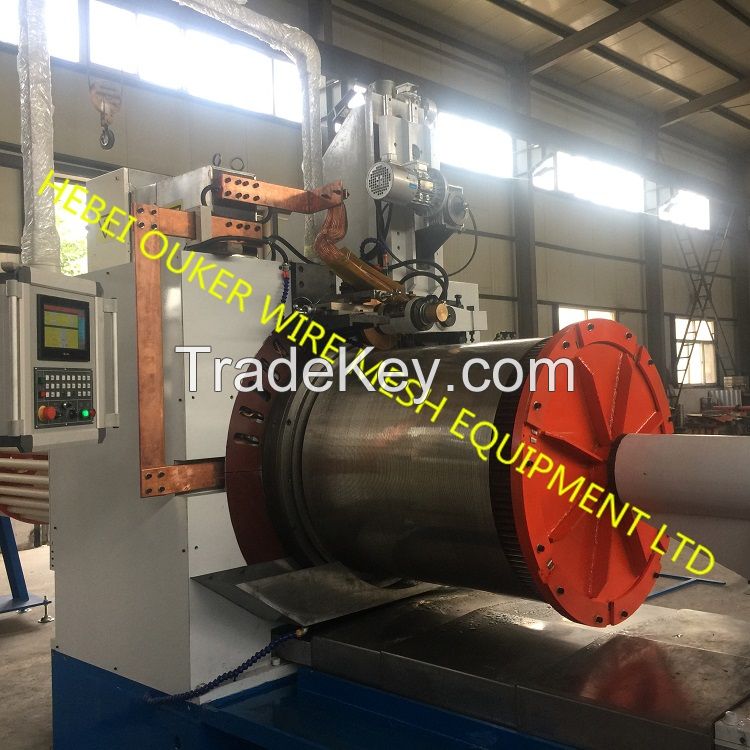 Water well filter wedge wire screen welding machine