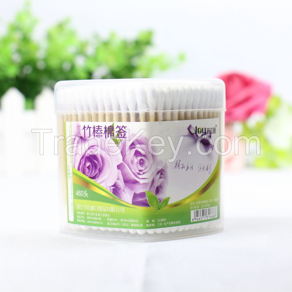 230pcs makeup use bamboo stick wooden stick cotton buds sterile cotton swan manufacturer 