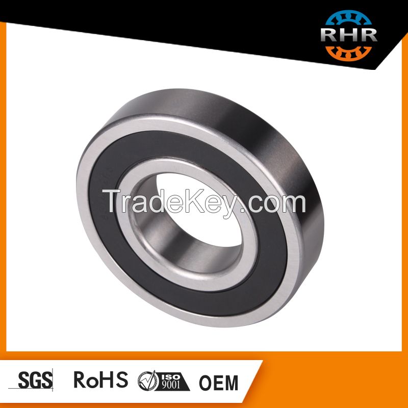 rubber seal bearing 6201-2RS deep groove ball bearing