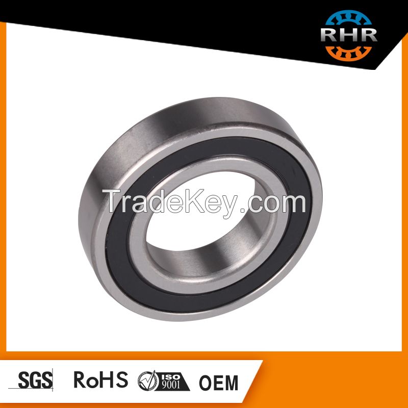 rubber seal bearing 6201-2RS deep groove ball bearing