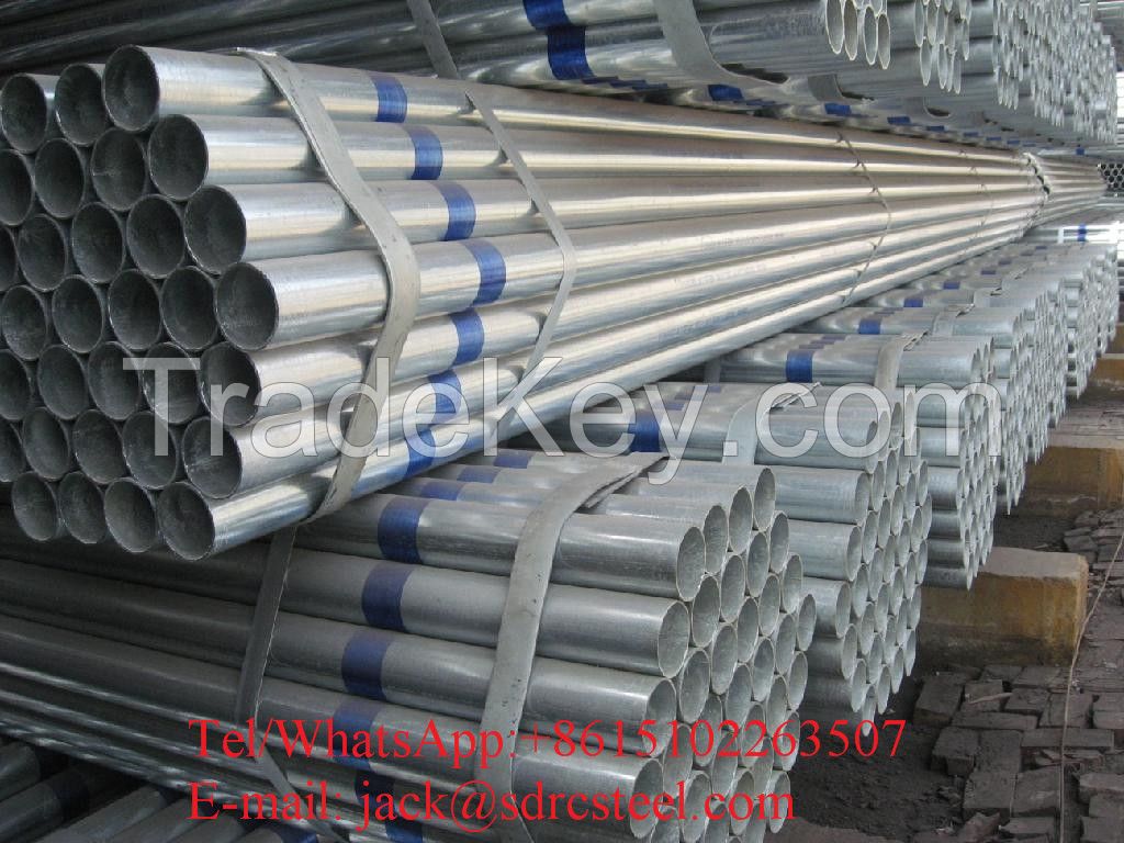 Hot-Dip Galvanized Round Steel Pipe