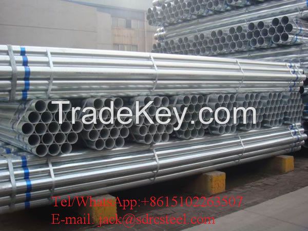 ERW Pre-Galvanized Structure Steel Pipe