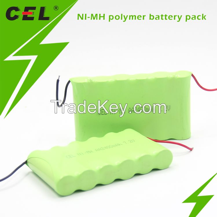 AA2400 NI-MH battery pack for emergency light 