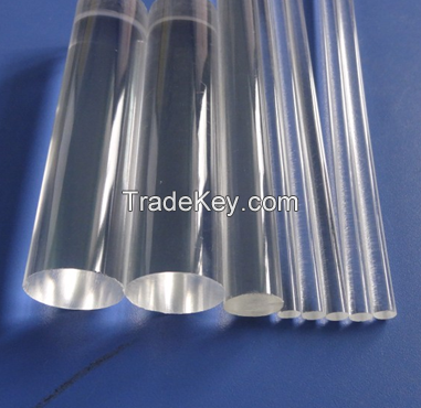 Acrylic Clear Round Rod