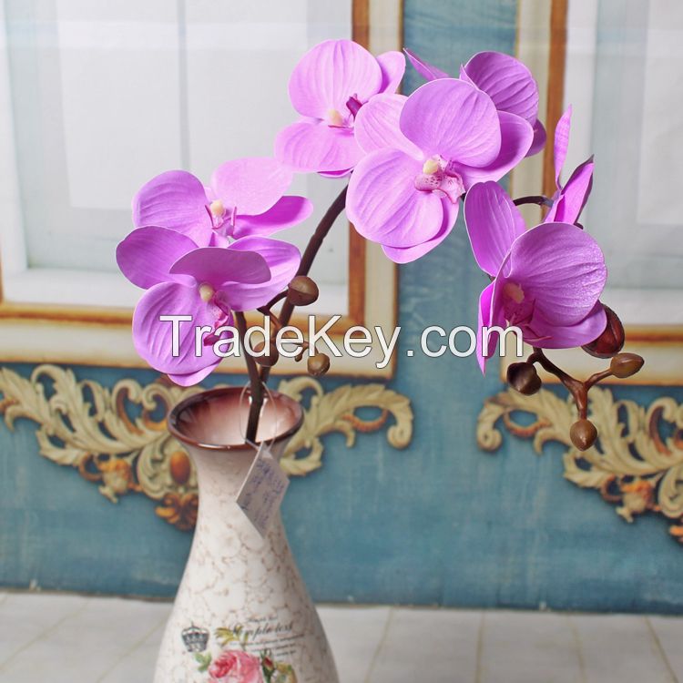 New arrival artificial plant for decor wedding phalaenopsis flower