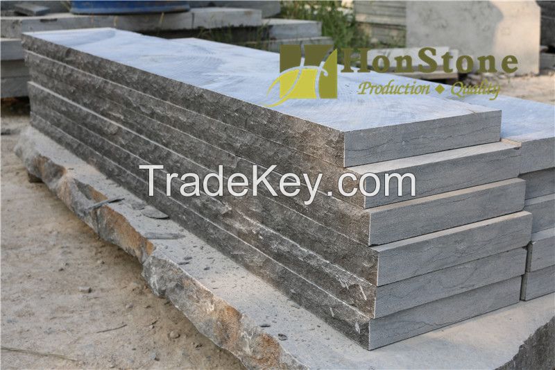 China blue limestone flamed copings