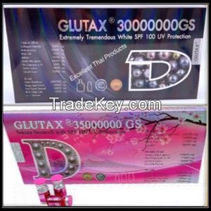 GLUTAX 30000000GS EXTREMELY TREMENDOUS, GLUTAX 35000000GS SAKURA STEMCELL WITH SPF 100 UV PROTECTION