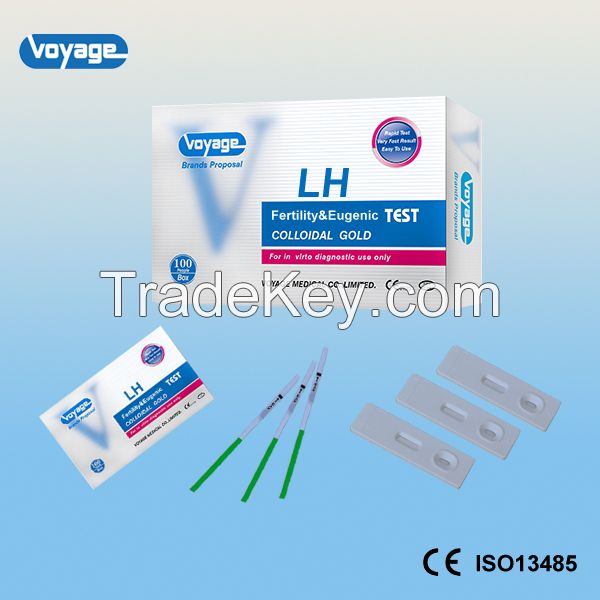 LH ovulation rapid test strips