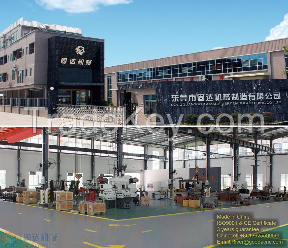 Heavy cutting CNC milling machine steel sheet surface machining twin milling