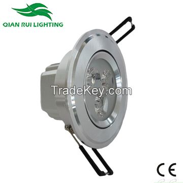 QR hot sale Aluminum 3W 240lm&Atilde;&Acirc;&plusmn;5% LED ceiling light with CE CRI&Atilde;&cent;&iuml;&iquest;&frac12;&Acirc;&yen;85