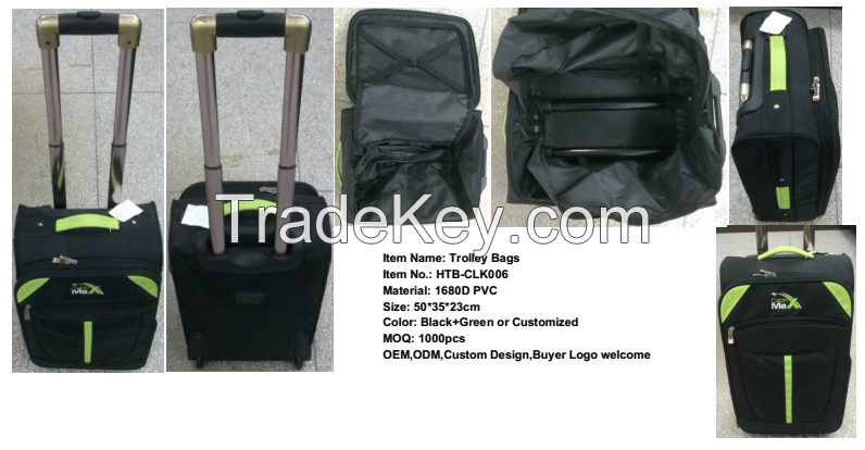 Commercial Trolley Bags, Custom Design, Small Order Accepted