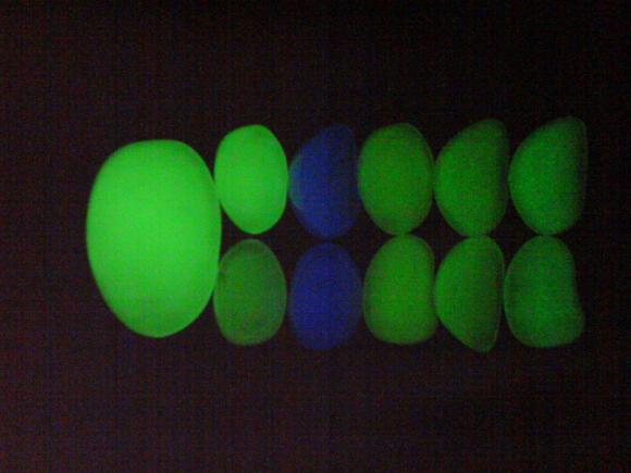 glow in the dark/ self-luminous/ photoluminescent resin stone