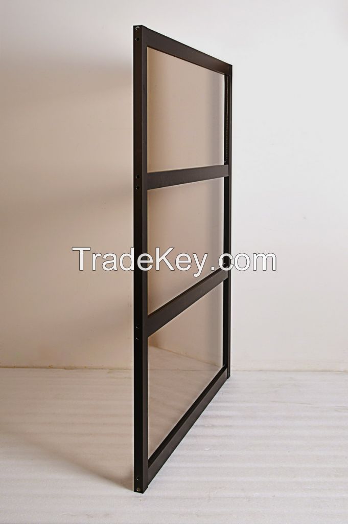 aluminum fixed screen window