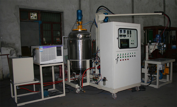 FILTER END CAP PU DISPENSING MACHINE