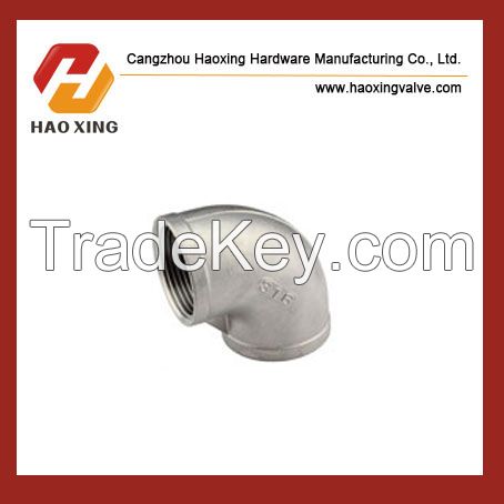 Stainless Steel pipe fittings 90 deg elbow