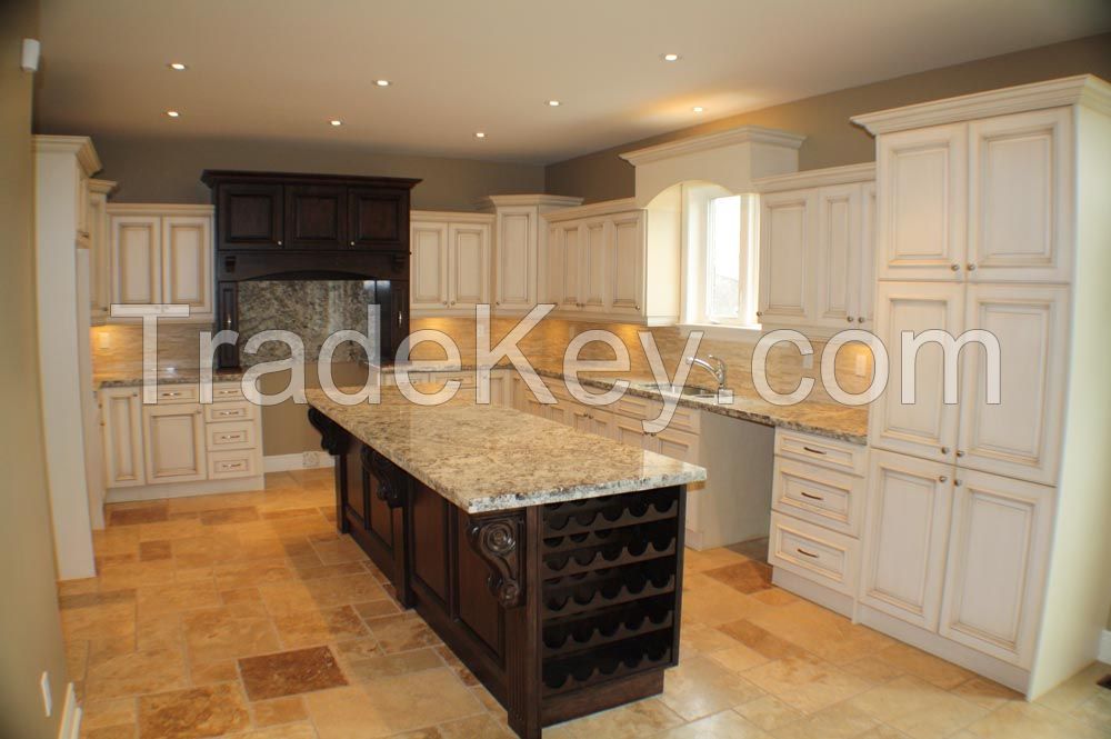 Solid Wooden Kitchen Cabinet