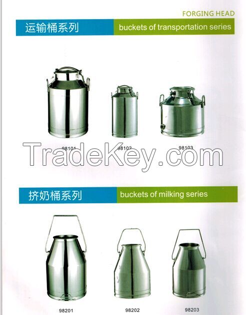 milk transportation tank,milk bucket for milking machine