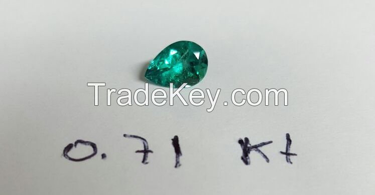 Colombian natural emeralds VVF