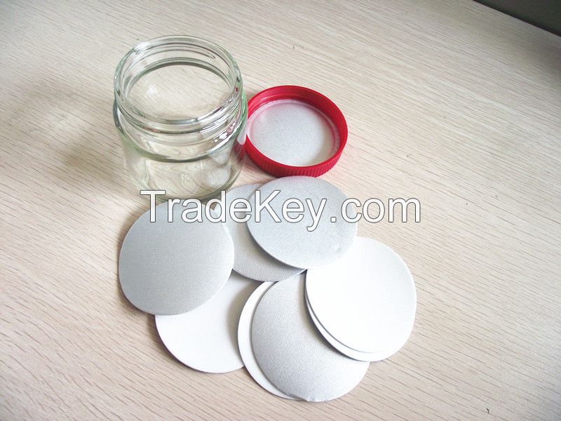 Induction seal liner for glass bottle