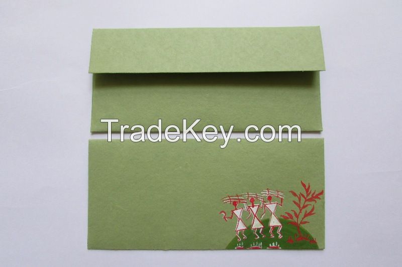 Gift Envelopes - Hand Painting on Handmade Paper Envelope