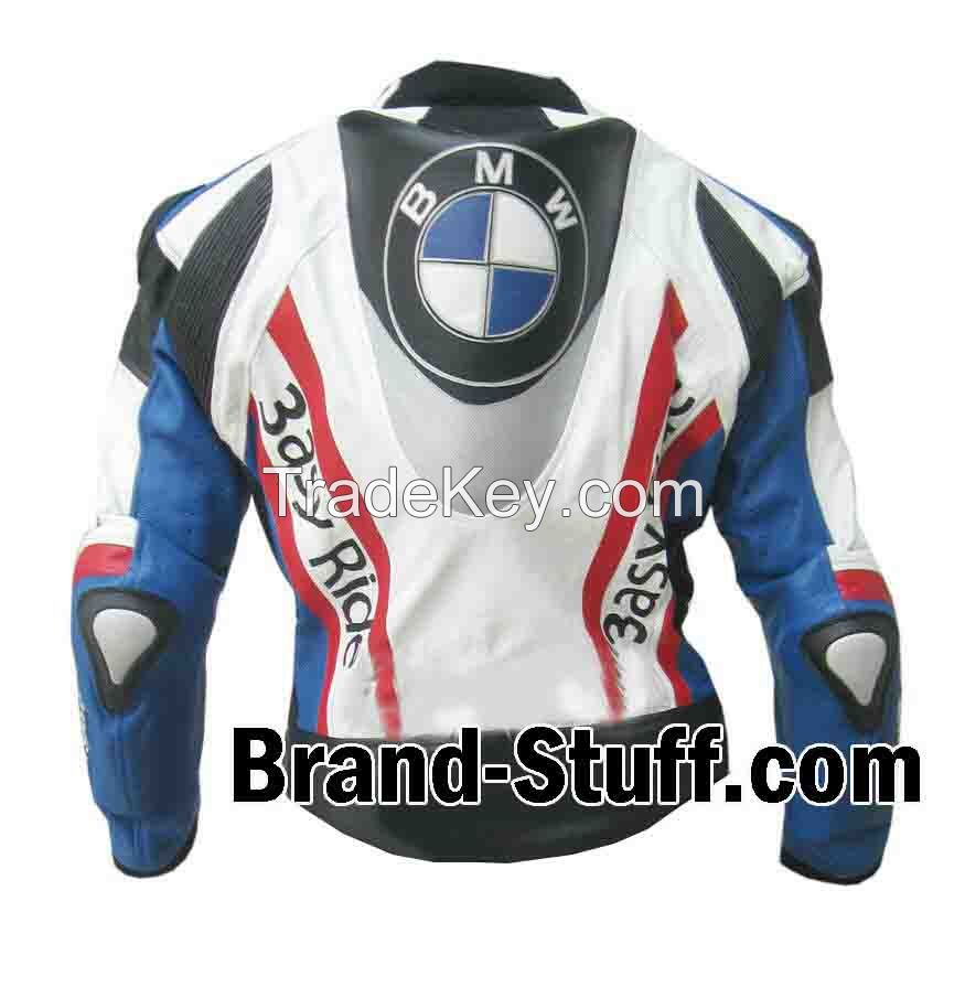 1.2-1.3  Motorbike Racing leather jacket, Race Wear Jacket, motorrad motorbike racing leather jacket, Mens White Blue multicolor  Motorcycle Racing Biker Leather Jacket